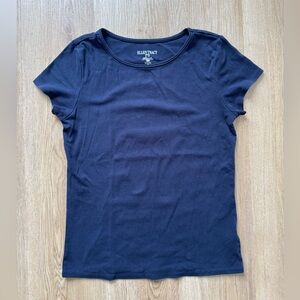 Ellen Tracy Women's Classic Navy Tee